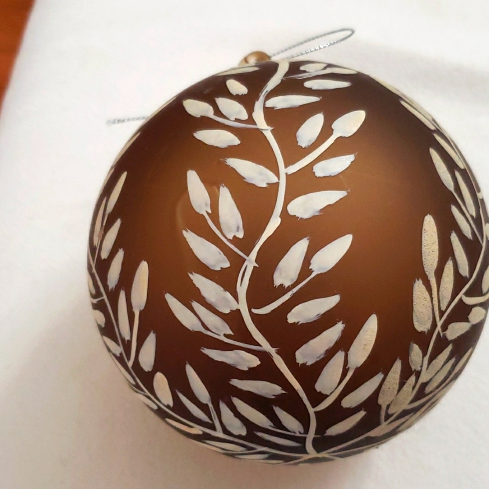 3 For $10  Decorative Ornament Handpainted